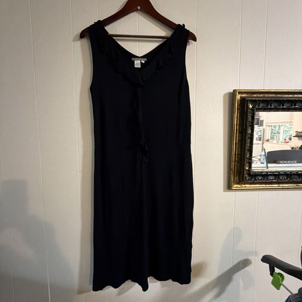 Isabella bird women's dress size M Sleevless Ruffle Knee Length Sheath